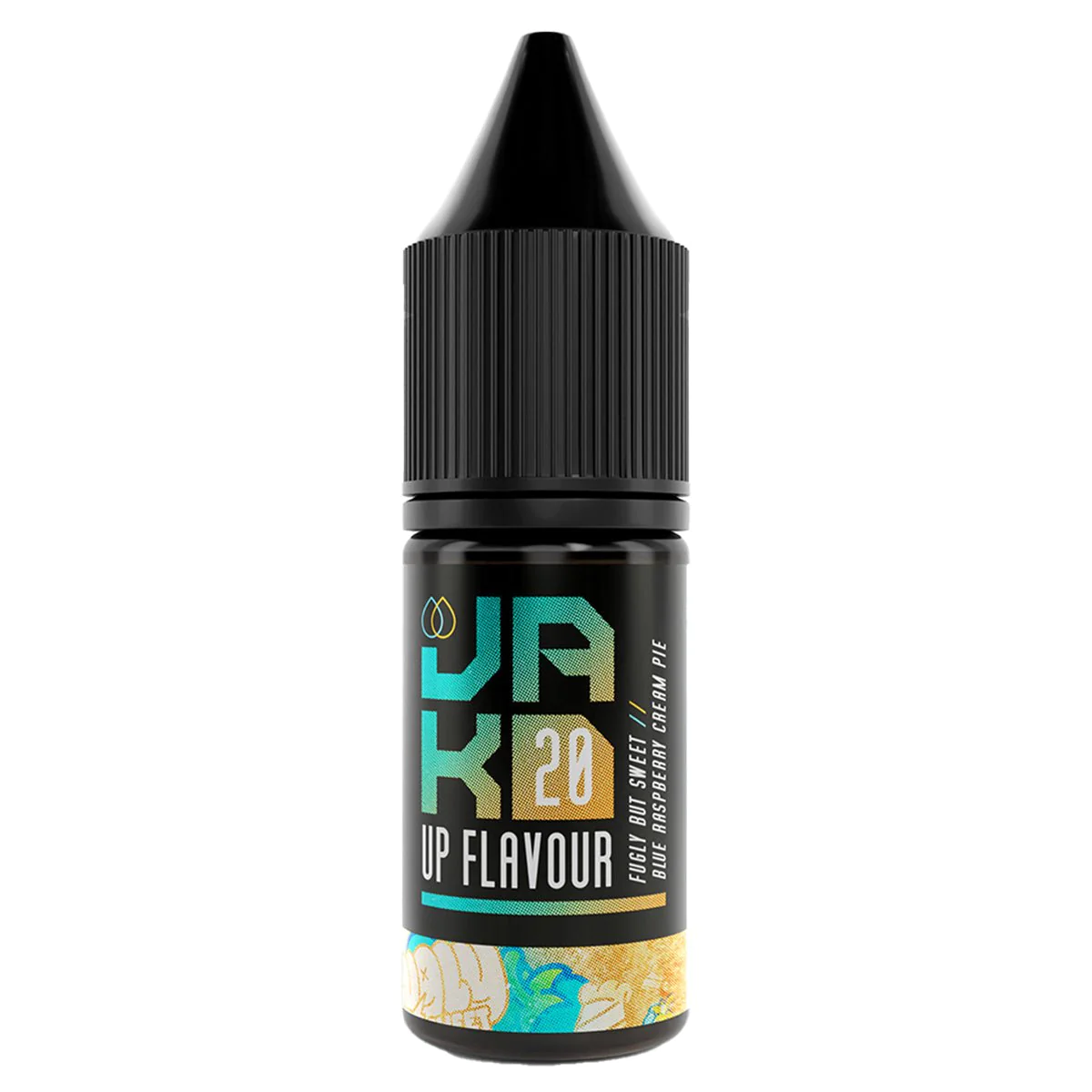 Fugly But Sweet Blue Raspberry Cream Pie Nic Salt E-Liquid by JAKD 10ml